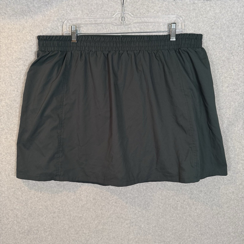 Girlfriend‎ collective skort womens XXXL green mini pull on Skirt